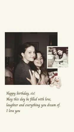 B'DAY MY SISTER 