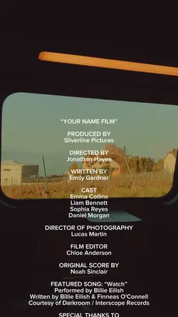 Outro Credits Film 