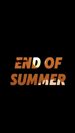 End of summe