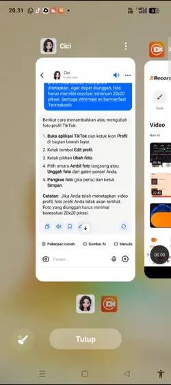 MENGUBAH FOTO PROFIL