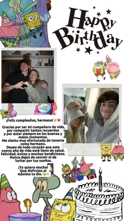 Feliz cumple Hermano