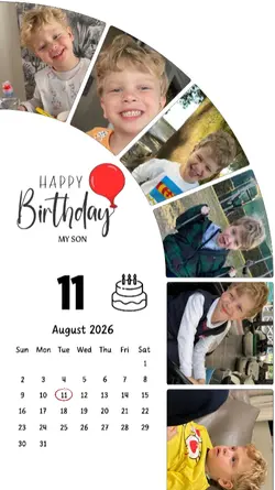 BDAY SON 11 AUGUST