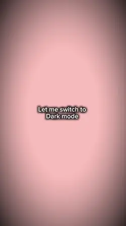 switch to dark mode
