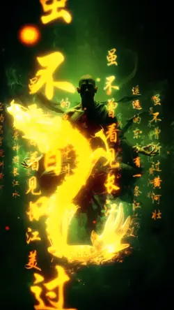 Glow text & Dragon