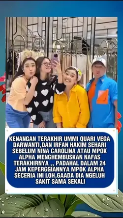 Mpok Alpha meninggal