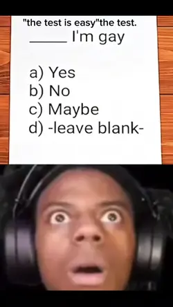 pov the test is easy