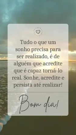 Bom dia com sua foto