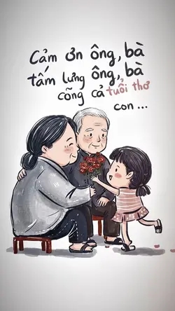 Con cảm ơn Ông, Bà ❤️