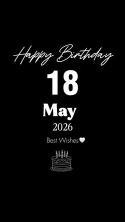 Birthday 18 May 2026