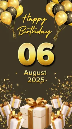 hbd 06 August 2025