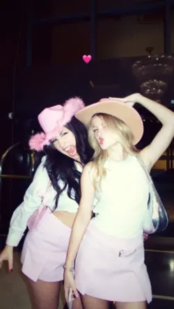 with bestie
