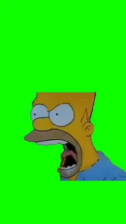 homer screaming 