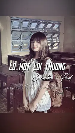 LỠ MỘT LỜI THƯƠNG