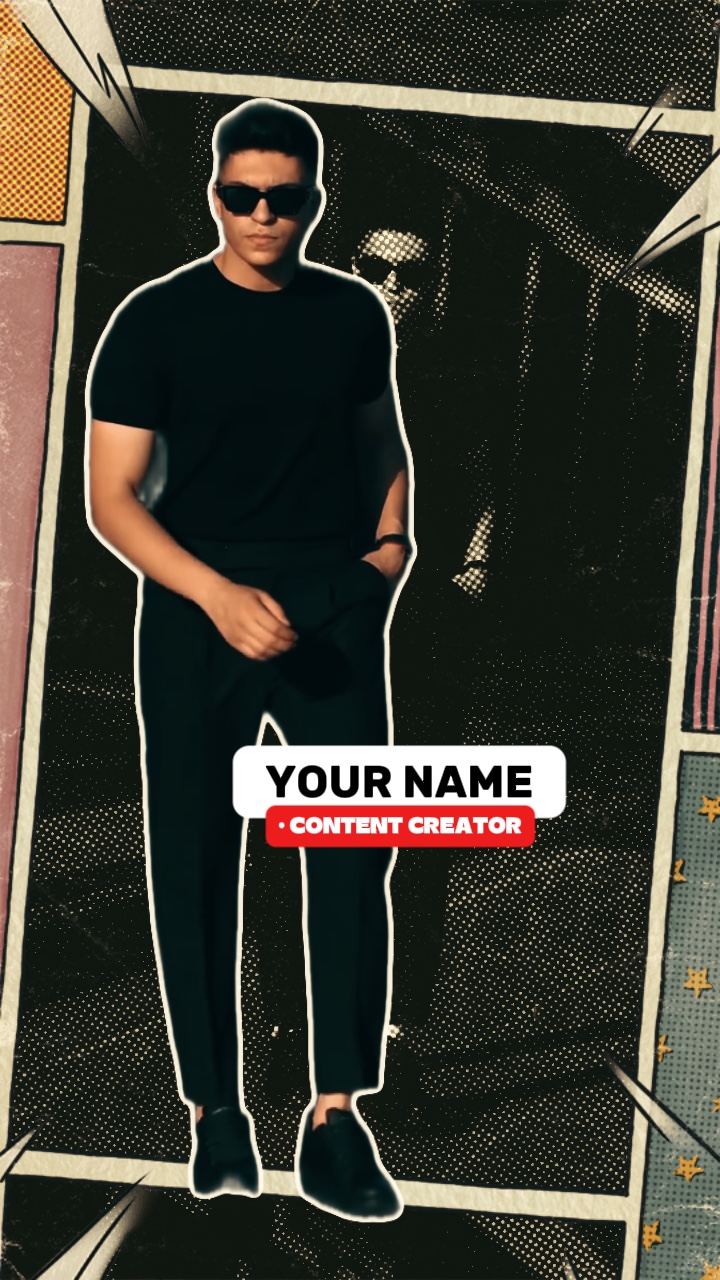 capcut template cover