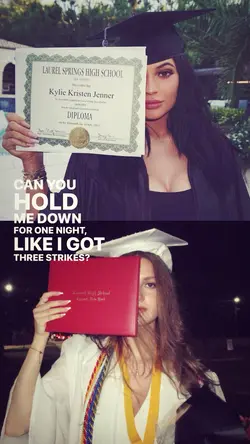 kylie graduate pose