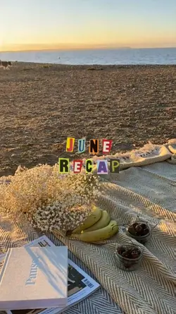 June Recap Aesthetic