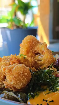 food zoom out 4k