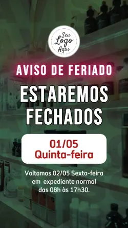 Aviso de Feriado