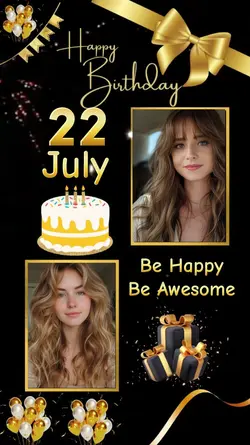 Birthday 22 july
