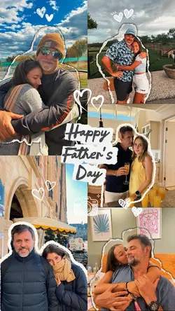 father's day collage