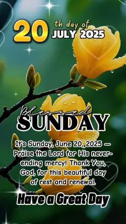 Blessed Sunday 