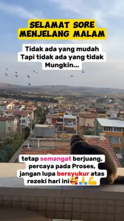 sore menjelang malam