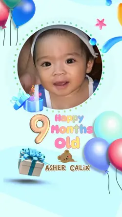 Happy 9months old 