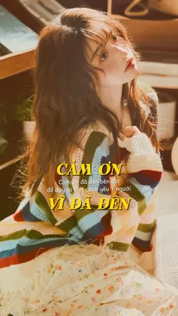 Cảm ơn vì đã đến