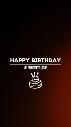 HBD 25 OCTOBER 2025