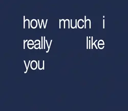 i really liked u