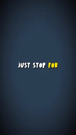 stop a minute& smile