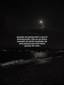 Saudade de você…