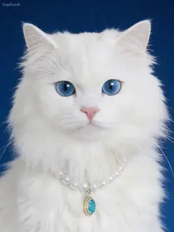 Kucing Latar Biru Ai