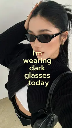 dark glasses today