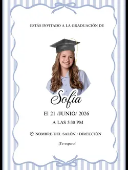 Invitación graduació