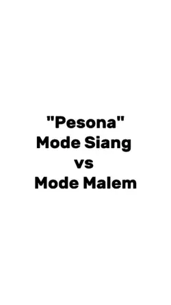 mode siang x mode