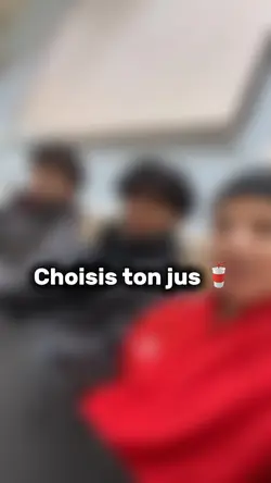 Choisi ton jus 🥤 ‼️