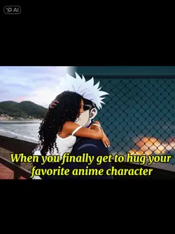 Hugging your anime