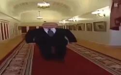 Walking Putin meme