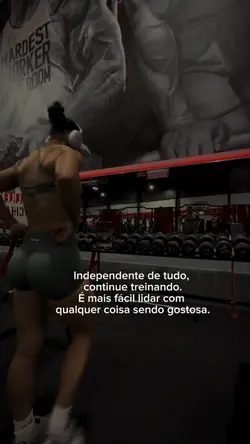 Continue treinando 