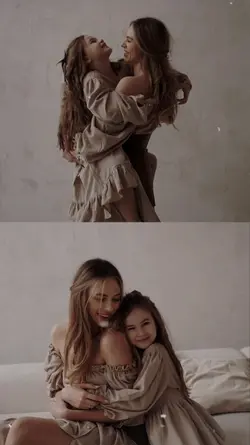 mom and daughter