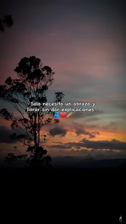 Un abrazo y llorar