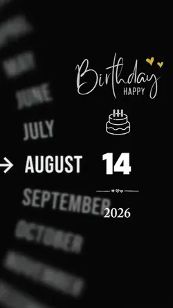 BDAY SON 14 AUGUST