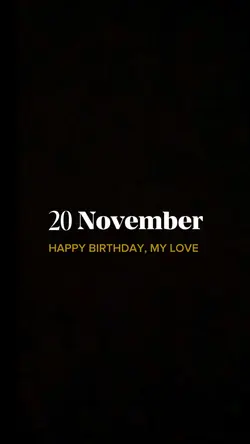 hbd 20 november