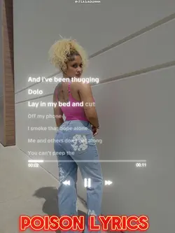 POISON LYRICS 🤍