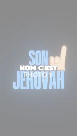 Son nom c Jéhovah