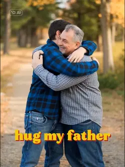 Hug my father