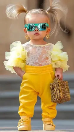 Dancing baby girl