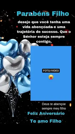 Parabéns filho 