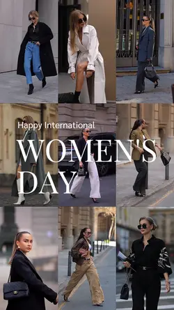 women's day collage